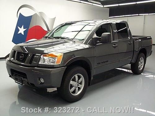 2011 nissan titan pro-4x crew cab 4x4 htd seats tow 9k texas direct auto