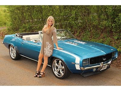 1969 chevy camaro rs convertible ps pdb vint ac 350/350 power top muse see