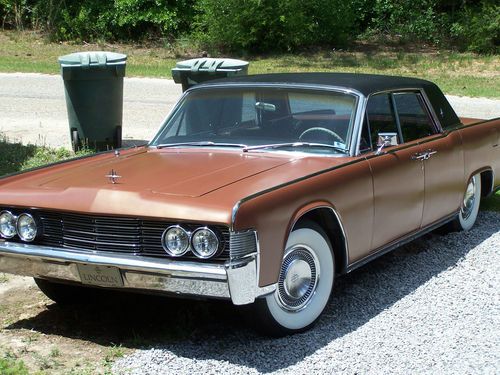 1965 lincoln continental 75% complete needs some work bonus parts 65 lincoln