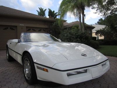 1987 chevrolet corvette convertible fl owned since new only "28k miles" like new