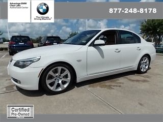 Cpo certified 535i 535 sport package premium comfort access ipod sat leather aux