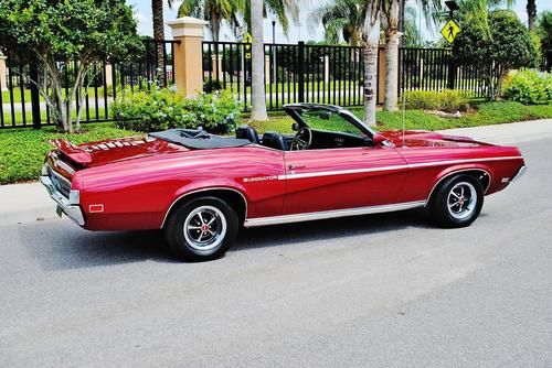 Very rare 351 4 sp 1969 mercury cougar xr-7 convertible a/c 1 of 68 magnificent