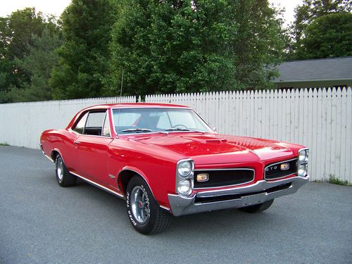 66 gto 389 4 speed ps  nice car low reserve!! must see!! video