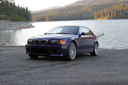 2005 bmw m3 coupe competition zcp interlagos blue smg