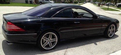 2003 mercedes-benz cl55 amg base coupe 2-door 5.5l black/black