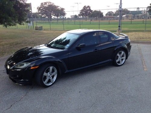 2004 black mazda rx-8 with grand touring package