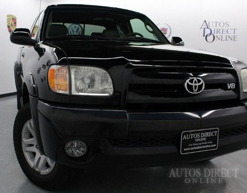 We finance 03 tundra accesscab limited 4wd 1 owner leather seats low miles cd