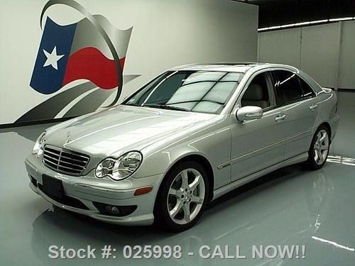 2007 mercedes-benz c230 sport sunroof sunshade only 42k texas direct auto