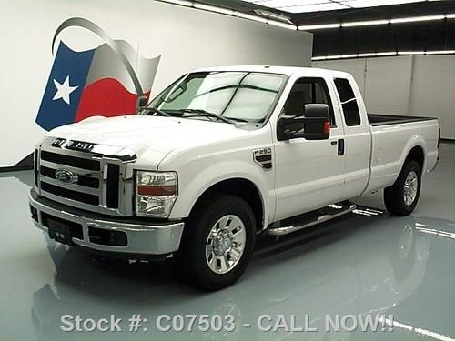 2008 ford f-250 supercab diesel long bed side steps 61k texas direct auto
