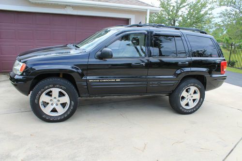 1999 black jeep grand cherokee limited 4.7 litre v8 4x4 *** no reserve***