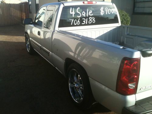 Sell Used 2003 Chevy Silverado Xcab Silver In Color With