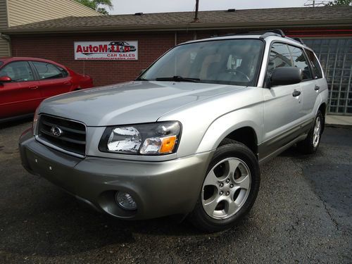 03 forester 2.5xs awd! 5 spd! low (1) owner miles! warranty! clean!  no reserve!