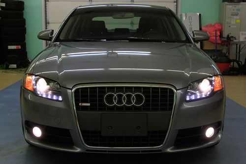 2008 audi a4 s-line 2.0t quattro, awd, quartz gray 6-speed manual, led headlight