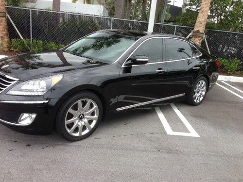 2012 hyundai equus signature black  fully loaded florida 1 owner buy  now $38990