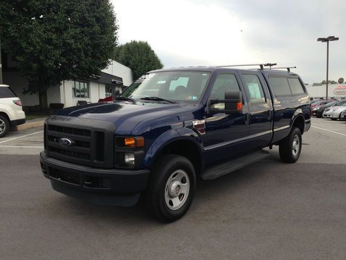 Very clean 2008 ford f350 superduty supercab 4x4 6.4 diesel 8 ft. bed. lear top