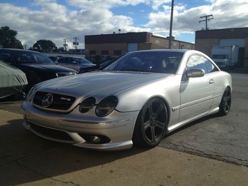 2002 mercedes cl55 amg silver