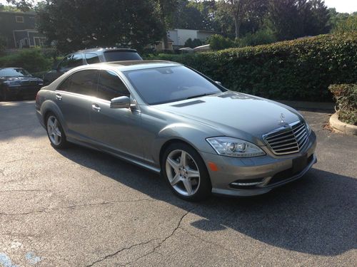 2010 mercedes-benz s550 4matic amg sport package palladium silver