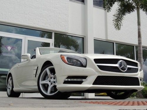 Florida 1 owner pearl white p1 pklg driver assist distronic sport amg wheel 3k m