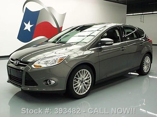 2012 ford focus sel hatchback leather sunroof only 38k texas direct auto