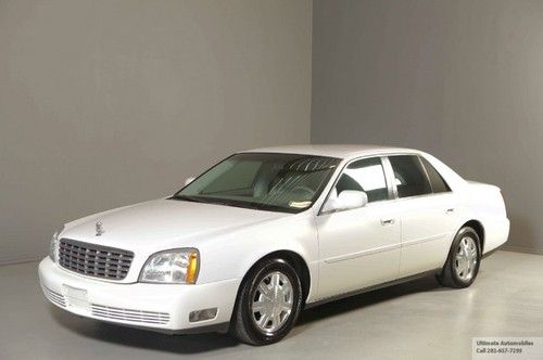2005 cadillac deville 40k low miles heated &amp; cooled leather seats wood alloys !