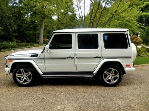 Loaded mercedes benz g55 amg designo white awesome color combination