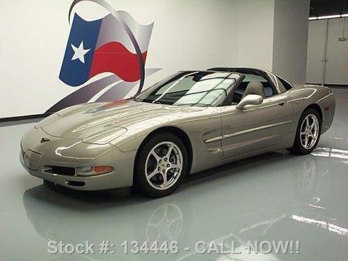 2001 chevy corvette 5.7l v8 auto leather targa top 66k texas direct auto
