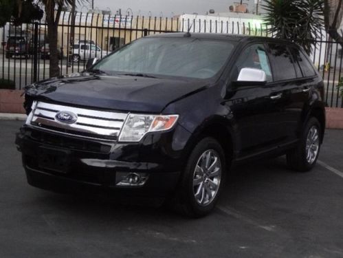 2009 ford edge sel damaged salvage fixer runs! loaded priced to sell wont last!!
