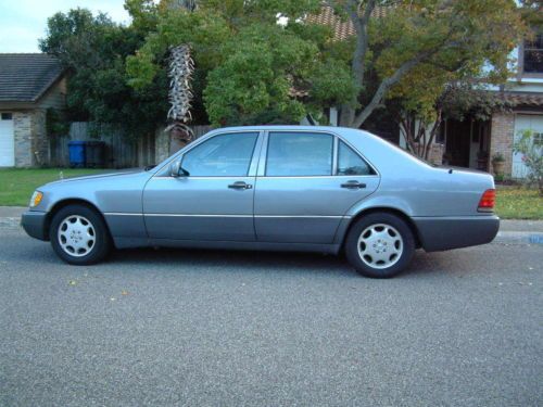 1993 mercedes 400sel &#034;s&#034; class sedan no reserve !
