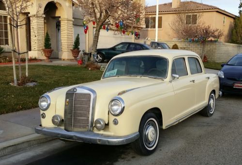 1958 mercedes-benz 220s ponton