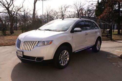 2013 lincoln mkx - navigation - leather - skylink - air cooled seats - 3k miles