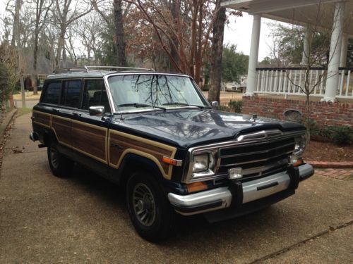 1990 jeep grand wagoneer-152043 miles-excellent condition
