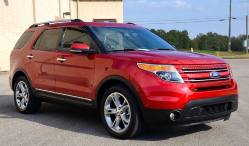2011 ford explorer limited all options &amp; ford extended warranty pano,nav,ac seat