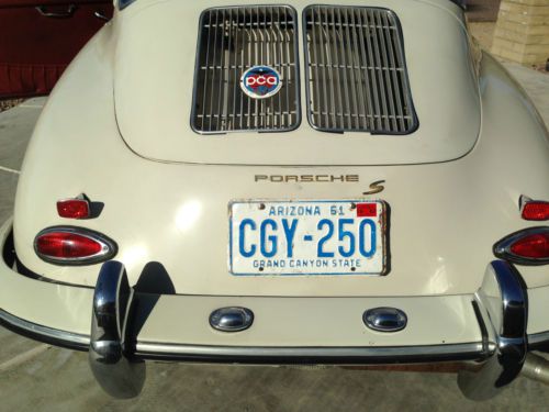 1962 porsche 356b/1600 s reutter coupe/original/2 owner/cofa/matching numbers