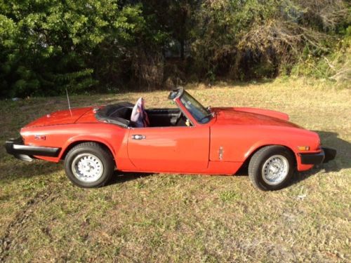 1979 triumph spitfire red great weekender looks awesome