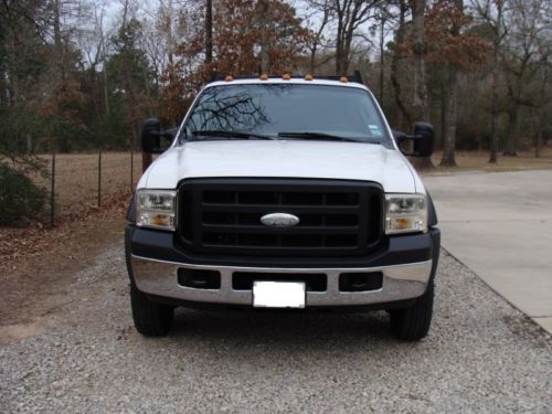 2007 ford f-550 super duty diesel truck with 11 ft flatbed