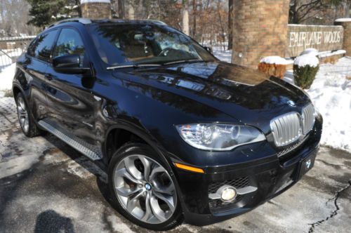 2011 x6 4.4 sport turbo.no reserve.awd.leather/navi/pano/dvd/xenons/clear title!