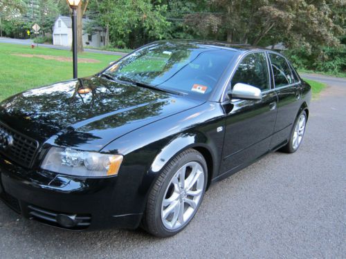 Audi s4 2005 4.2 liter v8 quattro automatic triple black! garaged! private owner