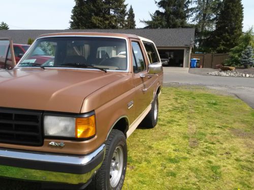 1989 convertible hard top suv ford bronco 4x4 full size eddie bauer