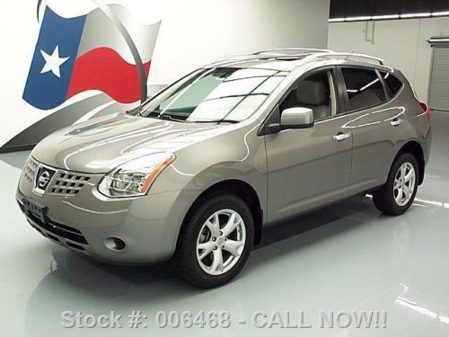 2010 nissan rogue sl sunroof leather one owner 66k mi texas direct auto