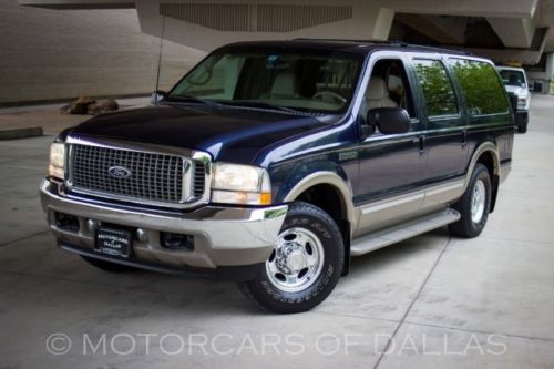 2002 ford excursion limited v10 gas woodtrim heated seats running boards
