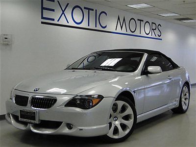 2005 bmw 645ci conv&#039;t! eclipse-nav blk-power-softtop pdc exhaust bodykit 19whls