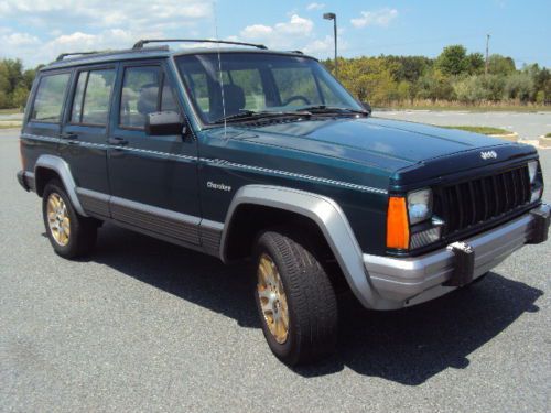 1996 jeep cherokee country sport utility 4-door 4.0l runs 100% no reserve