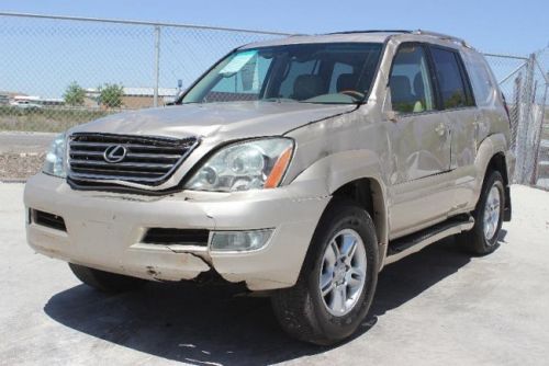 2006 lexus gx 470 4wd damaged salvage runs! loaded priced to sell export welcome