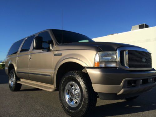 2003 ford excursion limited 4x4 107k captain chairs 7.3 powerstroke turbo diesel