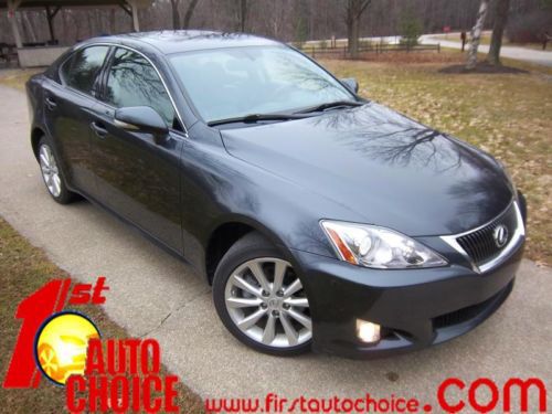 2010 lexus is 250 awd navigation leather camera sunroof  only 28k miles warranty