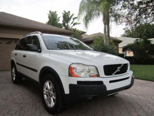 2005 volvo xc90 t6 awd navigation leather htd seats 3rd row seat new tires nice!