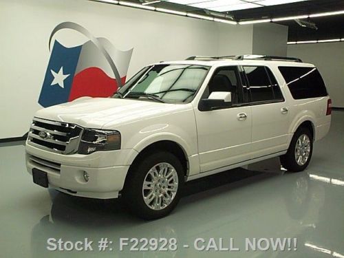 2012 ford expedition ltd el 8-pass sunroof leather 29k texas direct auto