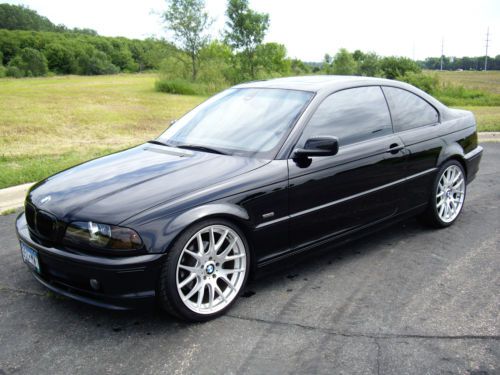 2000 bmw 328ci coupe 2-door 2.8l 5spd manual black on black show car qaulity nos