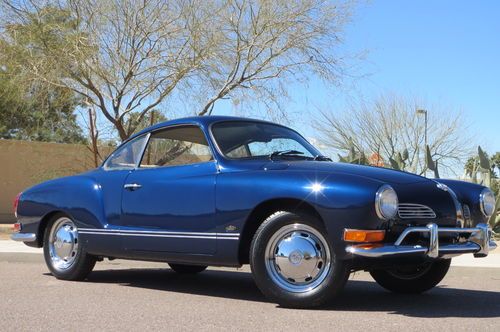 1971 karmen ghia restored new paint new interior rebuilt engine rust free!!!