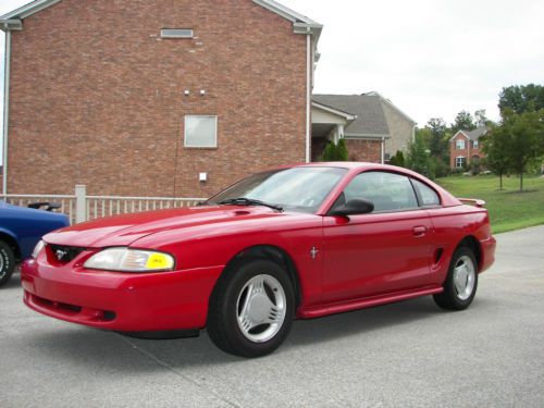1994 ford mustang coupe 3.8l v6 no reserve
